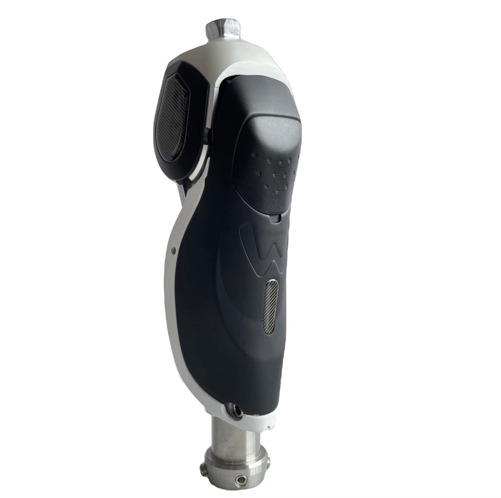 Genou prothétique hydraulique monoaxe – Articulation avec contrôle du balancement et soutien